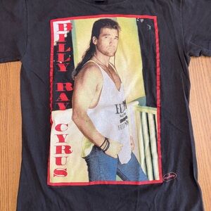 Vintage 1993 Billy Ray Cyrus I ain’t your dog no more Tshirt black medium